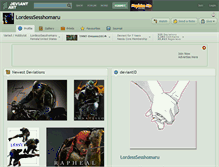Tablet Screenshot of lordesssesshomaru.deviantart.com