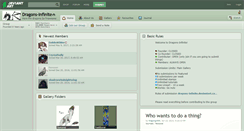Desktop Screenshot of dragons-infinite.deviantart.com