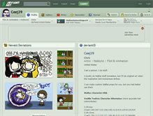 Tablet Screenshot of ceej39.deviantart.com