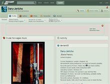 Tablet Screenshot of daru-jericho.deviantart.com