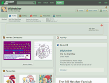 Tablet Screenshot of billyhatcher.deviantart.com