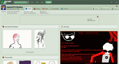 Desktop Screenshot of galacticprettyboy.deviantart.com