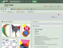 Tablet Screenshot of husky-manga.deviantart.com