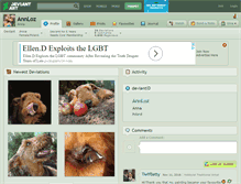 Tablet Screenshot of annloz.deviantart.com