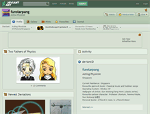 Tablet Screenshot of funstarpang.deviantart.com