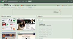 Desktop Screenshot of leoleal.deviantart.com