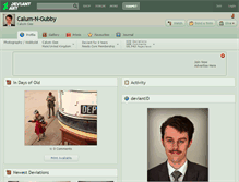 Tablet Screenshot of calum-n-gubby.deviantart.com