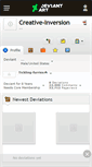 Mobile Screenshot of creative-inversion.deviantart.com