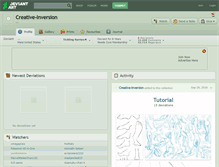 Tablet Screenshot of creative-inversion.deviantart.com