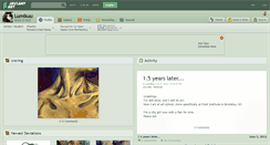 Desktop Screenshot of lumikuu.deviantart.com
