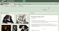 Desktop Screenshot of everandever.deviantart.com
