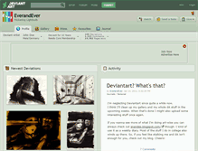 Tablet Screenshot of everandever.deviantart.com