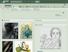 Tablet Screenshot of dalviano.deviantart.com