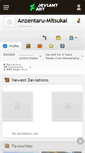 Mobile Screenshot of anzentaru-mitsukai.deviantart.com