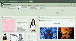 Desktop Screenshot of bellarayne.deviantart.com