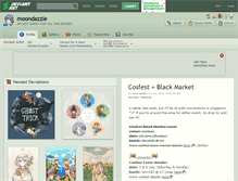 Tablet Screenshot of moondazzle.deviantart.com