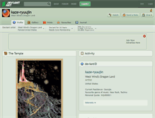 Tablet Screenshot of kaze-ryuujin.deviantart.com