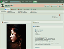 Tablet Screenshot of jeaimerroses.deviantart.com