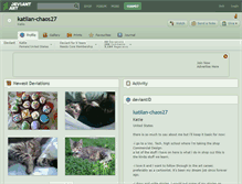 Tablet Screenshot of katilan-chaos27.deviantart.com
