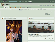 Tablet Screenshot of elizawyatt.deviantart.com