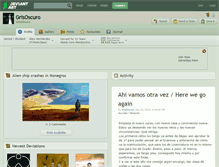Tablet Screenshot of grisoscuro.deviantart.com