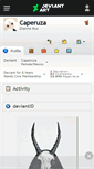 Mobile Screenshot of caperuza.deviantart.com