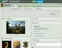 Tablet Screenshot of angerface.deviantart.com