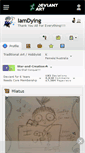 Mobile Screenshot of iamdying.deviantart.com