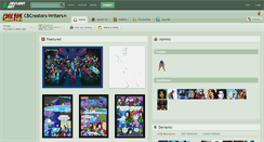 Desktop Screenshot of cbcreators-writers.deviantart.com