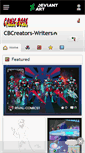 Mobile Screenshot of cbcreators-writers.deviantart.com