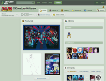 Tablet Screenshot of cbcreators-writers.deviantart.com