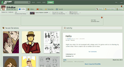 Desktop Screenshot of eriksblue.deviantart.com