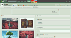 Desktop Screenshot of heraus.deviantart.com