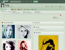 Tablet Screenshot of flollop.deviantart.com