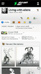Mobile Screenshot of living-with-aliens.deviantart.com