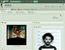 Tablet Screenshot of emrekunt.deviantart.com