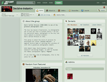 Tablet Screenshot of decisive-instant.deviantart.com