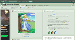 Desktop Screenshot of ocarina-of-twilight.deviantart.com