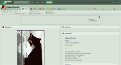 Desktop Screenshot of haileyscomet.deviantart.com