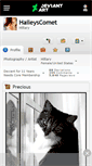 Mobile Screenshot of haileyscomet.deviantart.com
