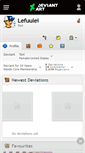 Mobile Screenshot of lefuulei.deviantart.com