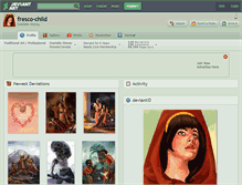 Tablet Screenshot of fresco-child.deviantart.com