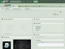 Tablet Screenshot of bumsnet.deviantart.com