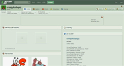 Desktop Screenshot of kreepykrabsplz.deviantart.com