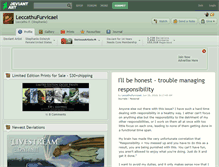 Tablet Screenshot of leccathufurvicael.deviantart.com