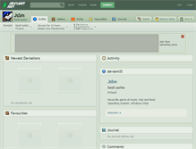 Tablet Screenshot of jssm.deviantart.com