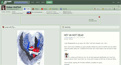 Desktop Screenshot of ember-wolf365.deviantart.com