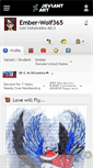 Mobile Screenshot of ember-wolf365.deviantart.com