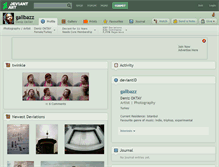 Tablet Screenshot of gallbazz.deviantart.com