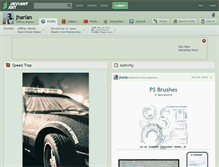 Tablet Screenshot of jharlan.deviantart.com